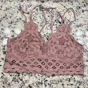 crochet lace bralette